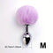 BDSM Rabbit Tail Butt Plug Animals Role-playing Sex Games Animal Tail