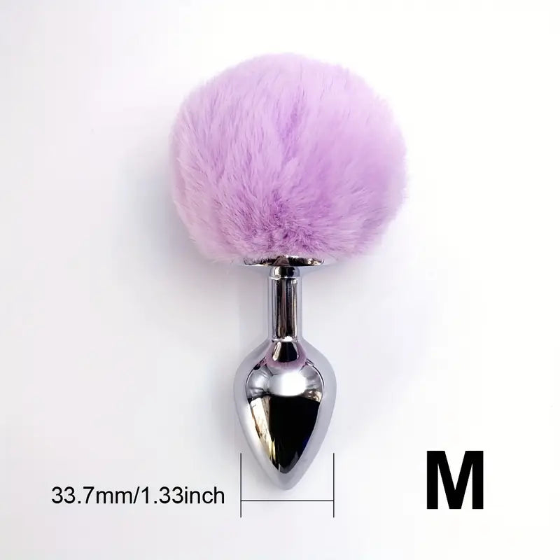 BDSM Rabbit Tail Butt Plug Animals Role-playing Sex Games Animal Tail
