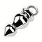 Metal Detachable Sling Ring Handheld Anal Plug Anal Sex Toy