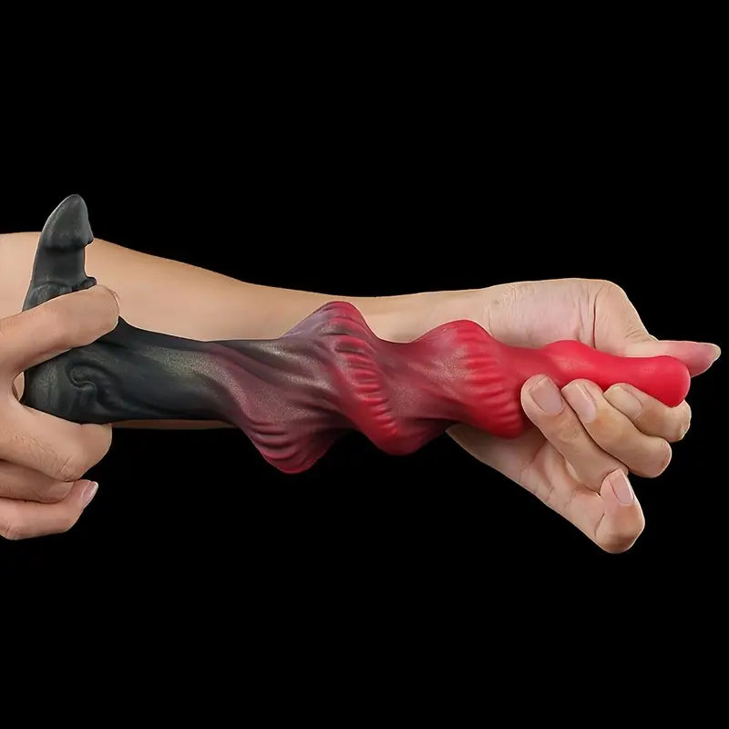 Liquid Silicone Anal Plug Wearable Thread Melange Spin Prostate Massager