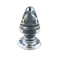 Elegant Amber Glass Anal Plug G-Spot Stimulation Smooth Finish Toy