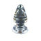 Elegant Amber Glass Anal Plug G-Spot Stimulation Smooth Finish Toy