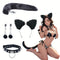 5/3/2pcs Fox Tail Butt Plug With Ear Headband Metal Butt Plug Role Play