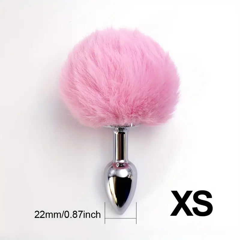 BDSM Rabbit Tail Butt Plug Animals Role-playing Sex Games Animal Tail