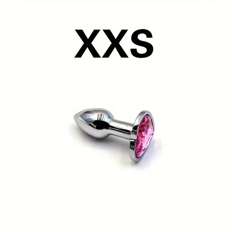 Metal Anal Plug Jewelry Base For Beginner To Expert 5 Size Butt Plug