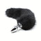Three Size Dog Tail Metal Anal Plug Animal Tail Butt Plug Cosplay Sex Games