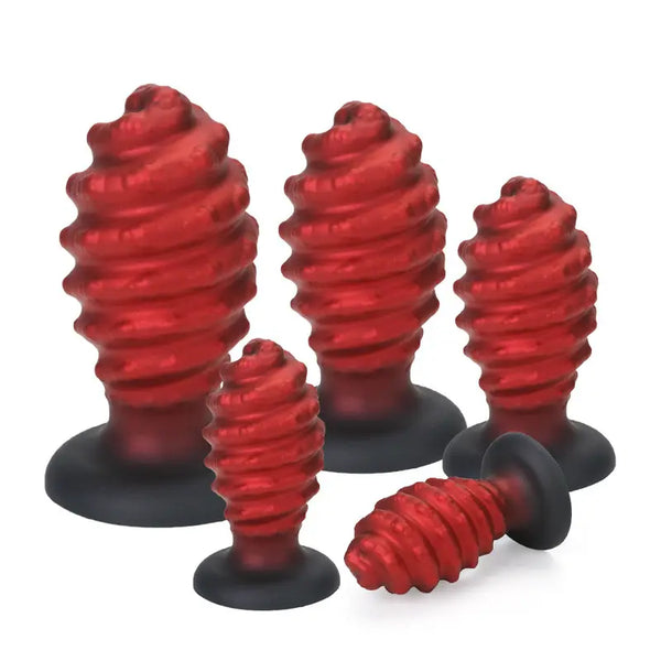 Flexible Silicone Conch Anal Plug Bendable Wistable For Stimulation