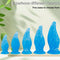 Liquid Silicone Anal Plug With Textured Stimulation Bumps For Secure Grip
