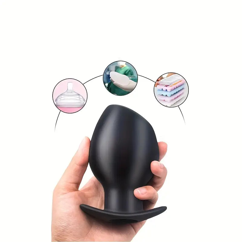 Hollow Anal Dilator Enema Butt Plug Hollow Prostate Massage Vaginal Dilator