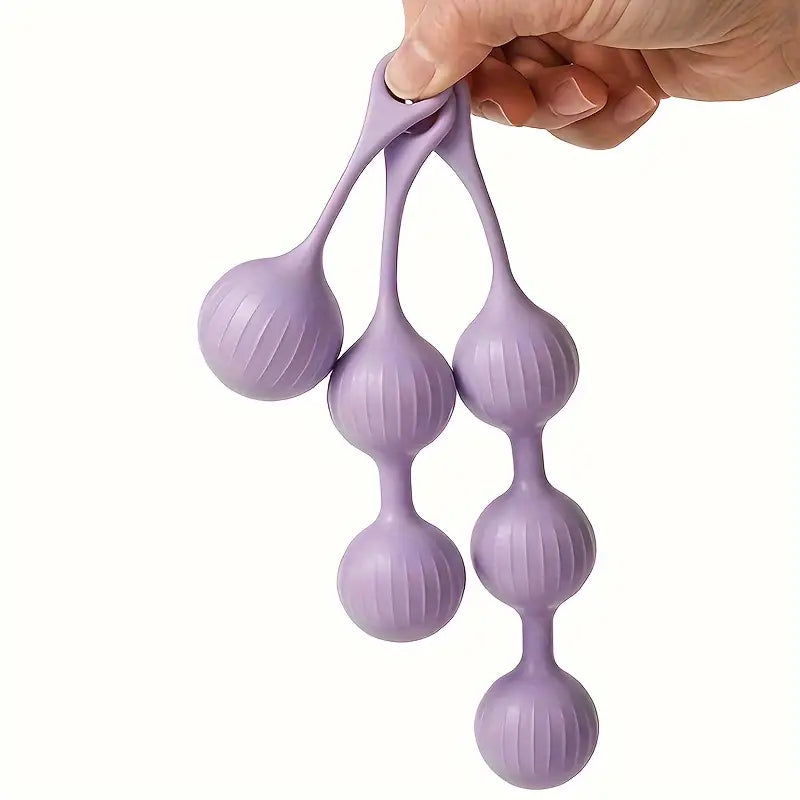 3-Piece Set Vibrating Spherical Toy For Anal Plug Stimulation Suitable Toy