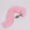 Fur Anal Fox Tail Metal Heads Butt Plug Adult Game Insert Stopper Set