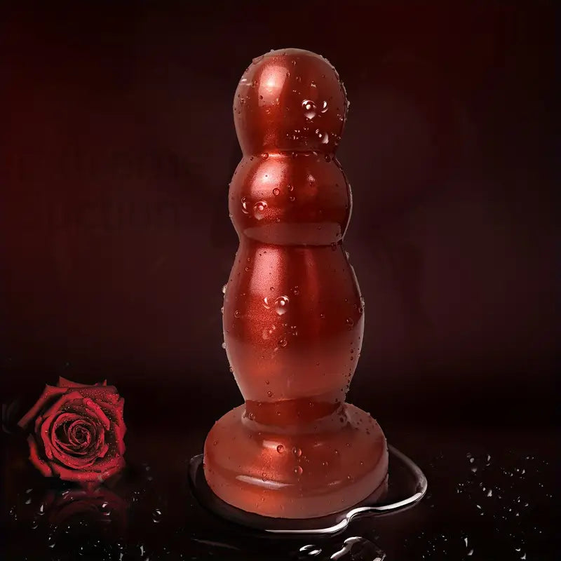 6.6in Large Anal Beads Butt Plug with 3 Balls Anal Dildo With Suction Cup