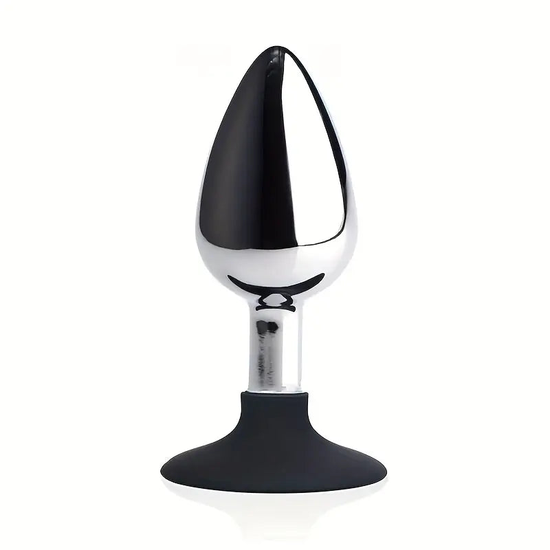 Small Medium Large Size Metal Anal Butt Plug Silicone Wearable Butt Plug