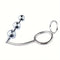 Multifunctional Metal Anal Plug Penis Ring Set Non-Latex Anal Sex Toy