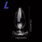 Glass Dildo Anal Plug Crystal Posterior Anal Plug Hollow Lesbian Sex Toy