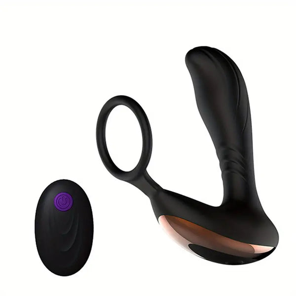 Thrusting Vibrating Butt Plug Anal Vibrator Remote Sex Toy Prostate Massager