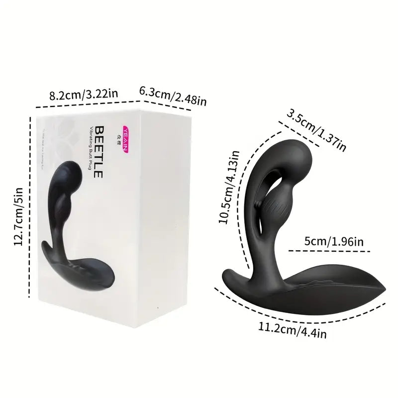 Male Prostate Massager Anal Plug Vibrator Protective Exercise Testicle