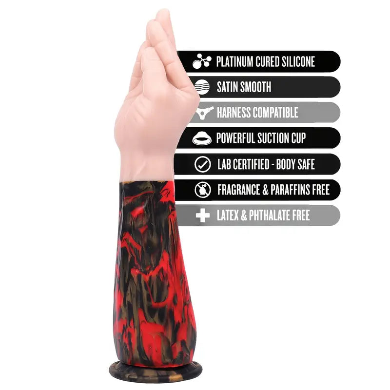 Giant Fist-Shaped Silicone Anal Plug Soft Realistic Arm Design Anal Toy