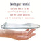7.87in Double-Ended Anal Plug Dildo Crystal Glass Pleasure Wand Dildo