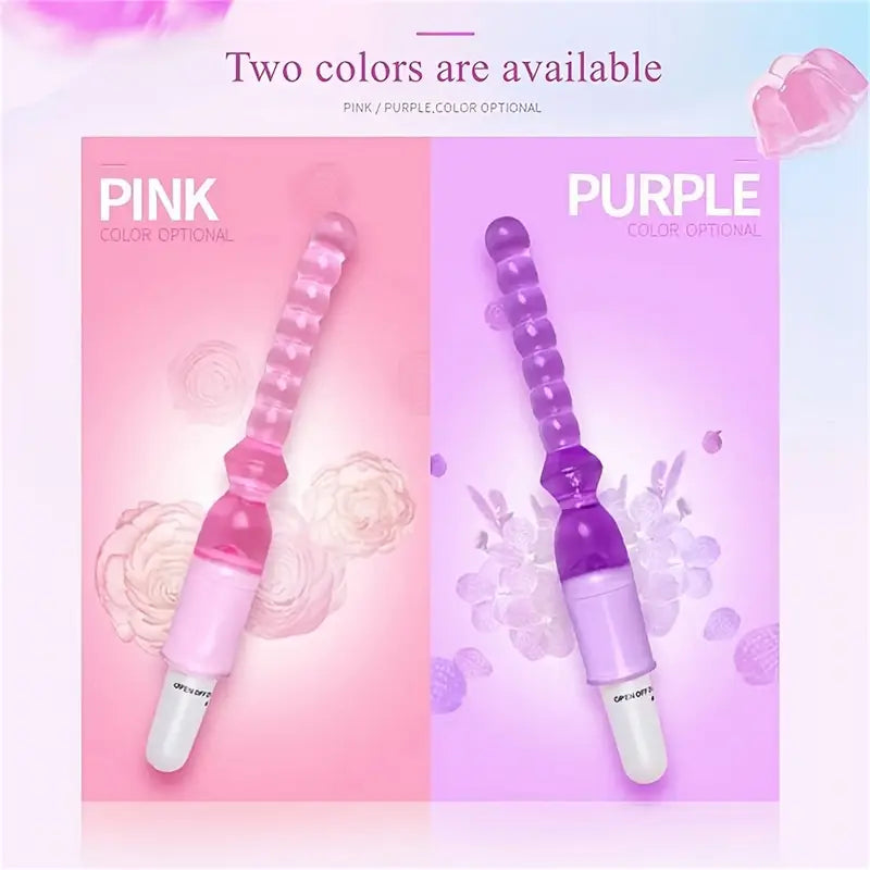 Vibrating G-spot Stimulator Male Prostate Massager Flexible Anal Dildo
