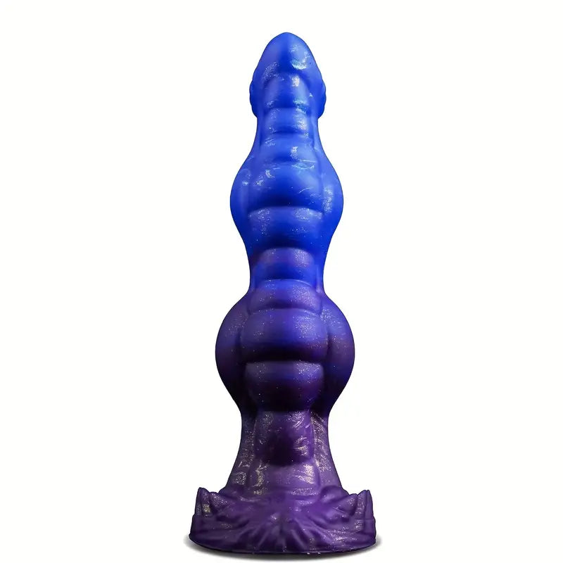 Large Silicone Anal Plug Simulated Dog Dick Knotted Butt Plug