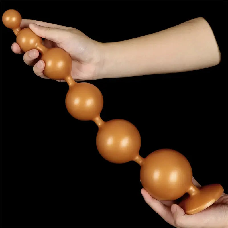 Silicone Bead Anal Plug Long Butt Plug For Dilation Big Ball Beads For Adults