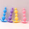 Plastic Butt Plug Anal Trainer G-spot Prostate Stimulators With Pull Handles