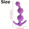 Silicone Anal Beads Butt Plug Three Ball Anal Chain Link Anal Beads