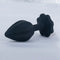 Silicone Anal Plug With Red Diamond Base Small G Spot Butt Plug For Beginners