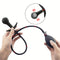 Unisex Anal Plug With Inflation Controller Inflatable Silicone Flirting Adult Toy
