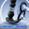 Vibrating Thrusting Anal Beads Butt Plug With Double Penis Rings