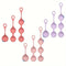 3-Piece Set Vibrating Spherical Toy For Anal Plug Stimulation Suitable Toy