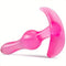 Blush Curvy Anal Plug Wearable 3.5" Beginners Tapered Soft Anal Toy