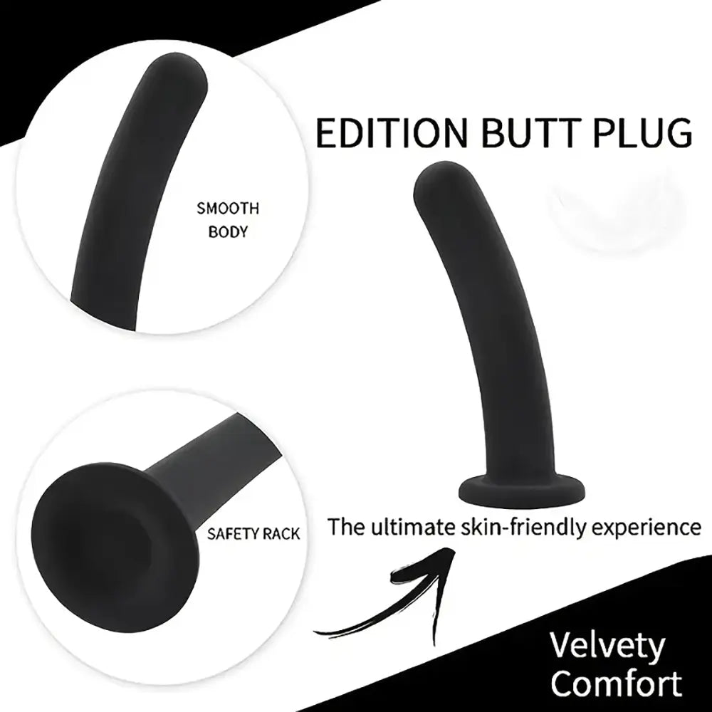 3 Sizes Silicone Butt Plug Anal Training Kit Simple Anal Dildo For Men