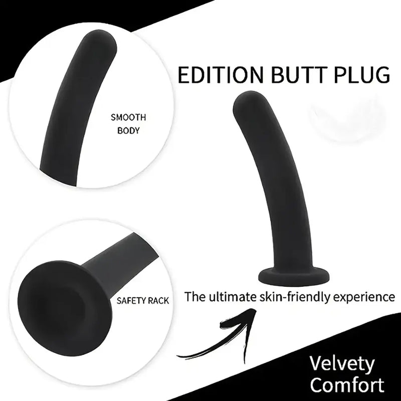 3 Sizes Silicone Butt Plug Anal Training Kit Simple Anal Dildo For Men