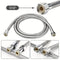 3 Head Shower Enema Flusher Attachment With 59 "Shower Hose Bathroom