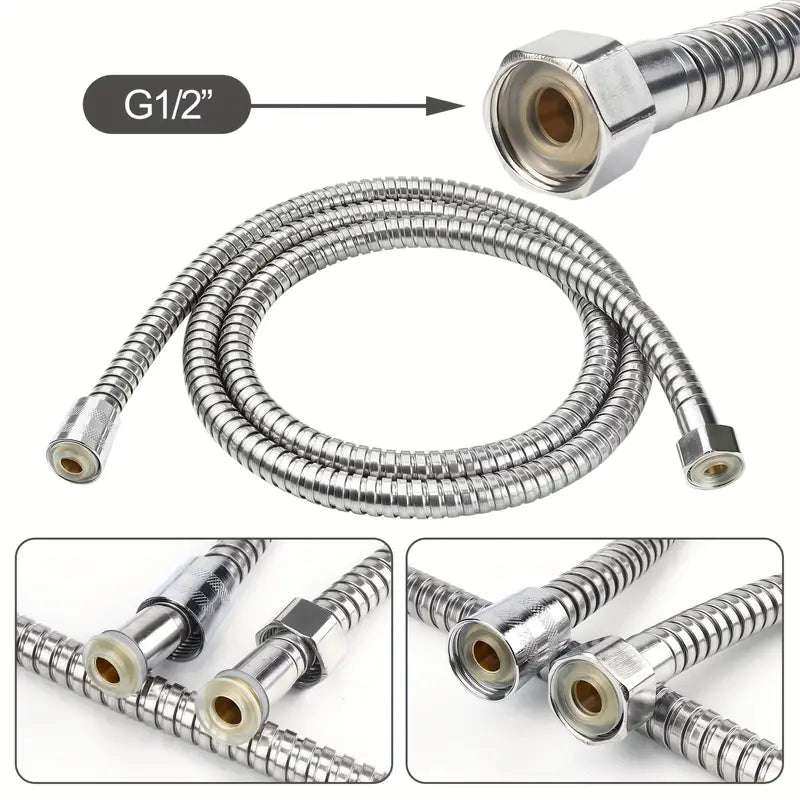 3 Head Shower Enema Flusher Attachment With 59 "Shower Hose Bathroom