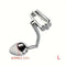 SM Metal Butt Plug Adult Sex Toy For Male Use With Cock Ring For Use