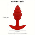 Wear Spiral Silicone Anal Plug Adult Product For Men Women Sex Toy