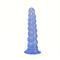 PVC Waterproof Non-Latex Anal Plug Vaginal Penetrator With Beads