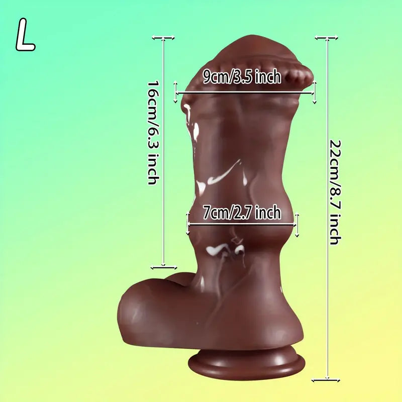 8.7inch Horse Anal Sex Toy Anal Plug Trainer Soft Animal Anal Dilator