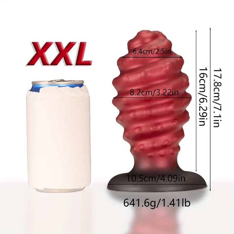Flexible Silicone Conch Anal Plug Bendable Wistable For Stimulation