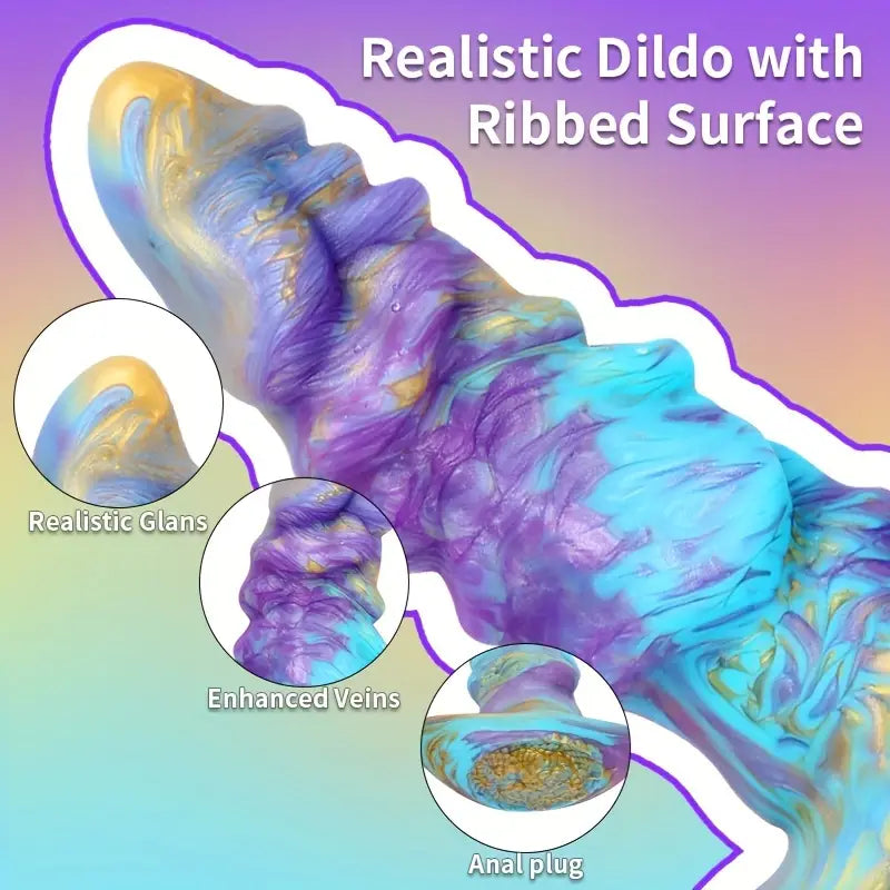Silicone Soft Skin Feeling Manual Massage Wearable Anal Plug Dildo