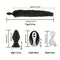 Unisex Controllable Vibrating Anal Plug Tail Detachable Role Playing Sex Toy