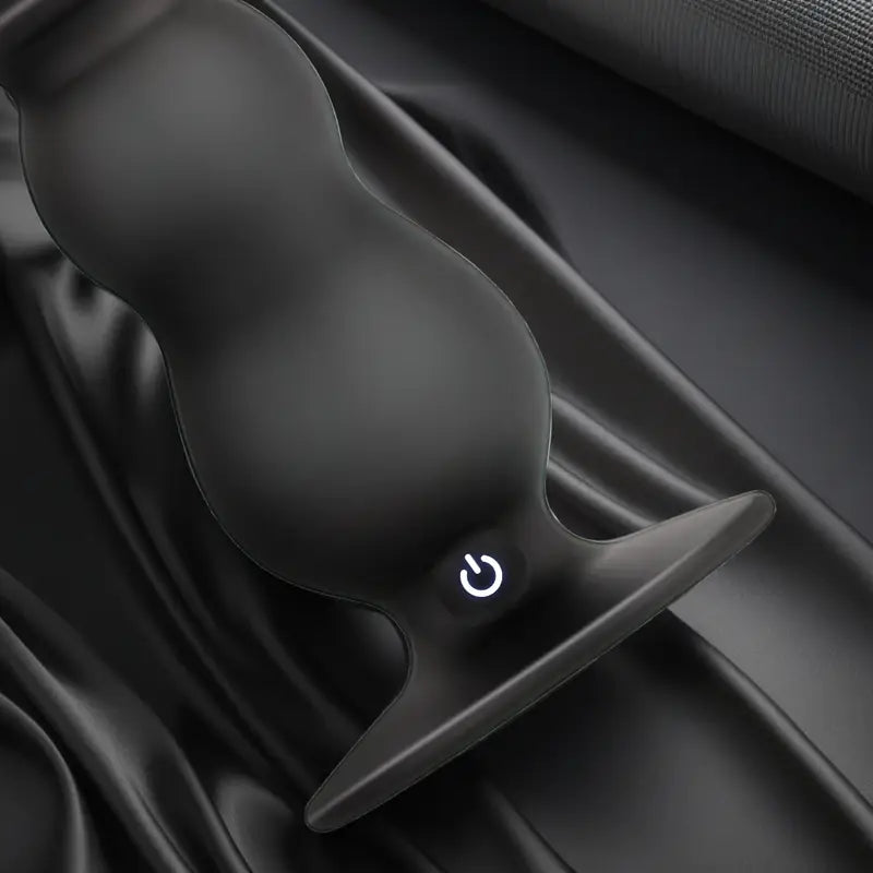 Unisex Anal Plug With Inflation Controller Inflatable Silicone Anal Plug
