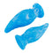 Liquid Silicone Anal Plug With Textured Stimulation Bumps For Secure Grip