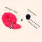 Anal Plug Tail Plus Feather Gradient Color Metal Anal Plug Tail Erotic Supplies