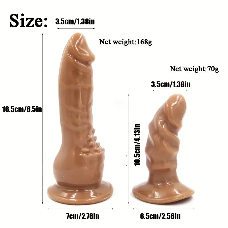 Adjustable Strap-On Dildo Set With 3 Massage Dildos PVC Polyester