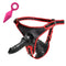 Adjustable Strap-On Dildo Set With 3 Massage Dildos PVC Polyester