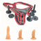 3 Removable Dildos Harness Belt Strap-on Dildos For G-spot Butt Plug